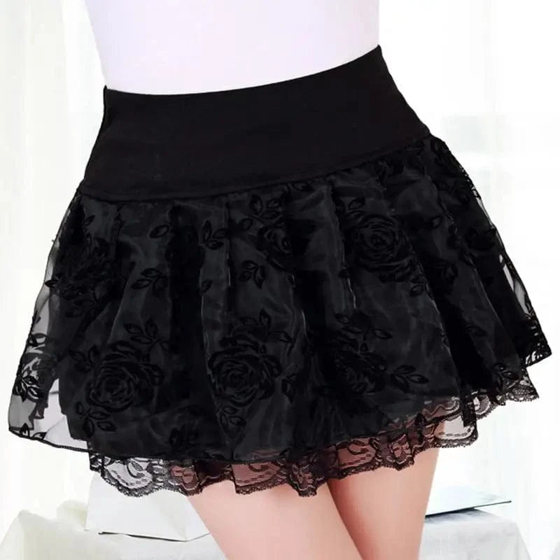 Black Lace Skirt