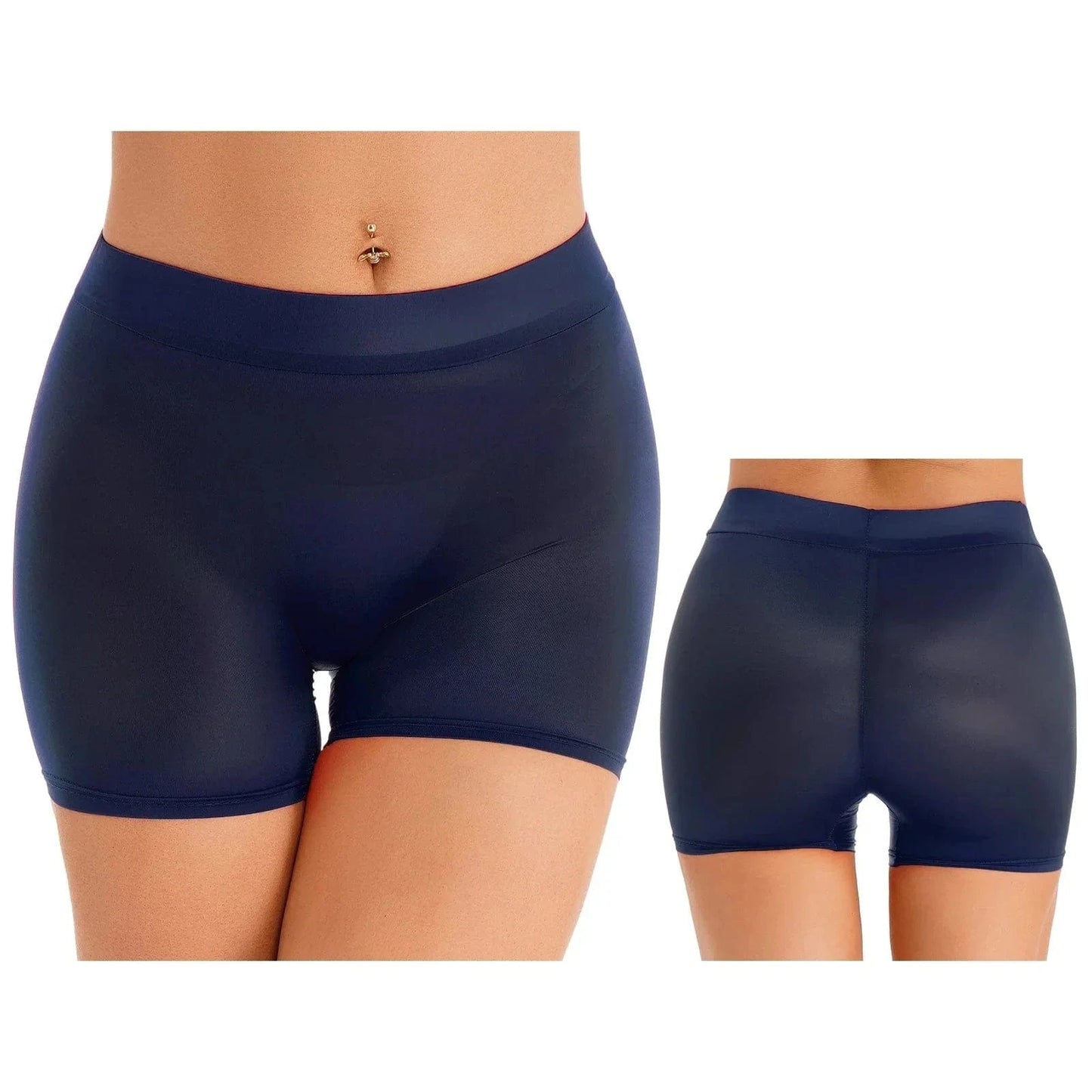 See Panties Through Shorts