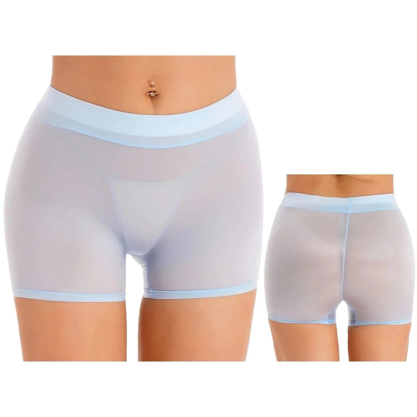 See Panties Through Shorts