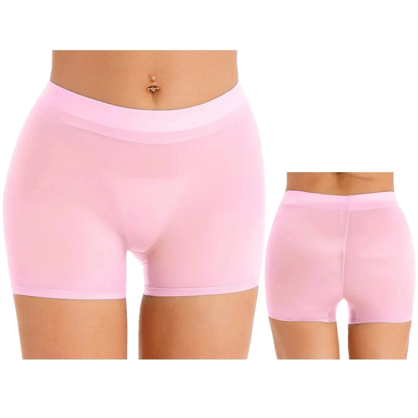 See Panties Through Shorts