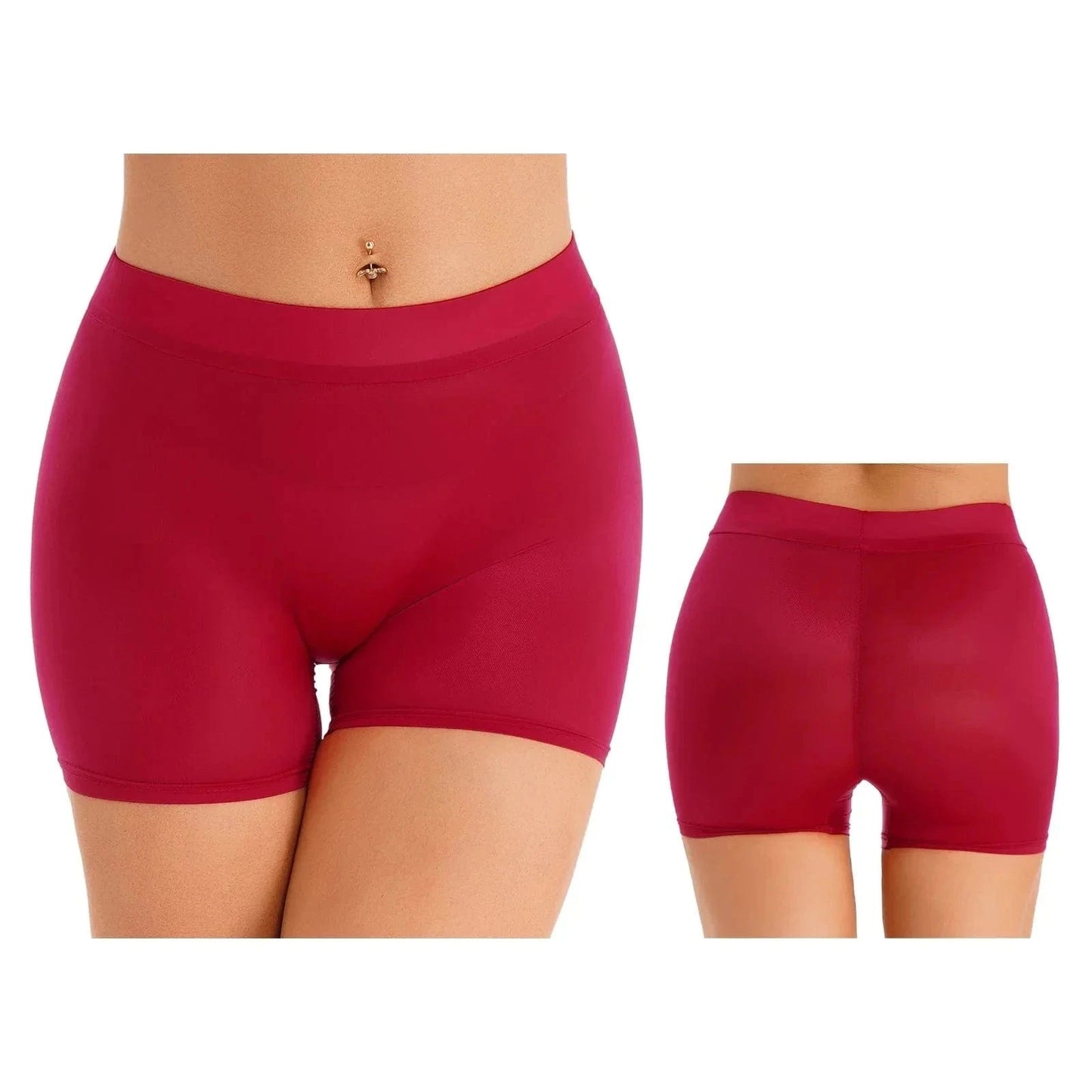 See Panties Through Shorts