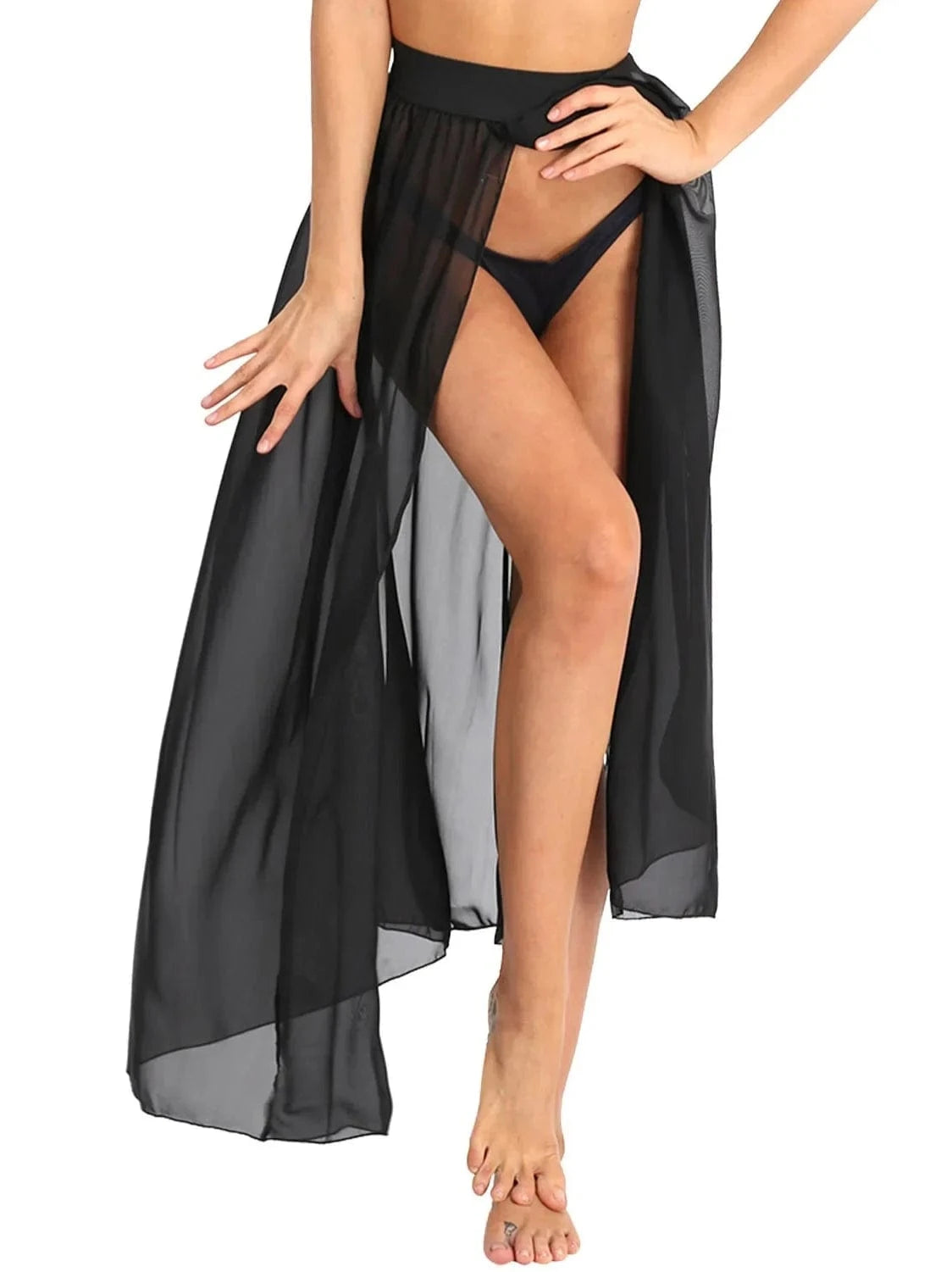 See Through Skirt Cover Up
