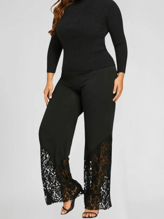 Lace Flare Pants